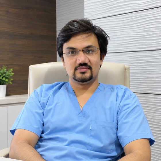 Dr Smit A. Desai, oral and maxillofacial oncosurgeon in Ahmedabad, specializing in jaw reconstruction, maxillofacial prosthesis and oral cancer rehabilitation